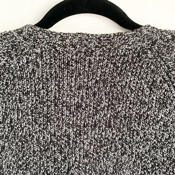 Athleta Switchback Merino Wool Blend Marled Sweater V-Neck Side Vent Knit XS - Picture 6 of 13
